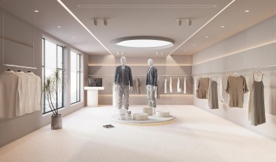 现代服装店3D模型下载